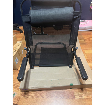 GlikCeil Adjustable Lifting Bed Backrest With Armrest Large Folding Bed Rest