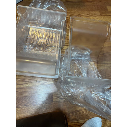 [2 PACK] Upgraded 240337103 Refrigerator Crisper Drawers Bins CompatibleFrigidai