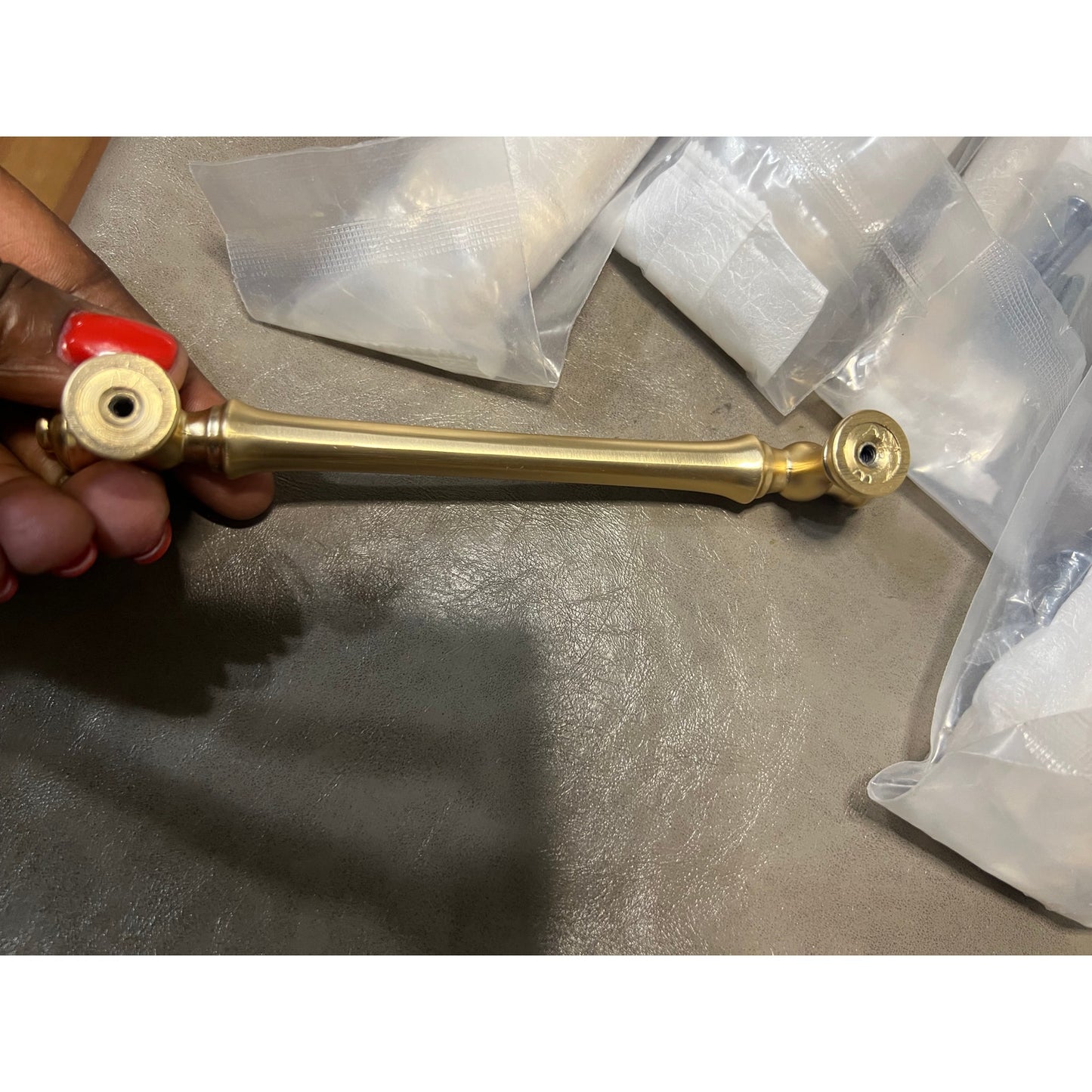Cabinet Pulls 5 Inch(128mm) Hole Center Cabinet Hardware Gold Kitchen Cabinet Handles For Bathroom Drawer Pulls Dresser Pulls ZH0014-Gold.