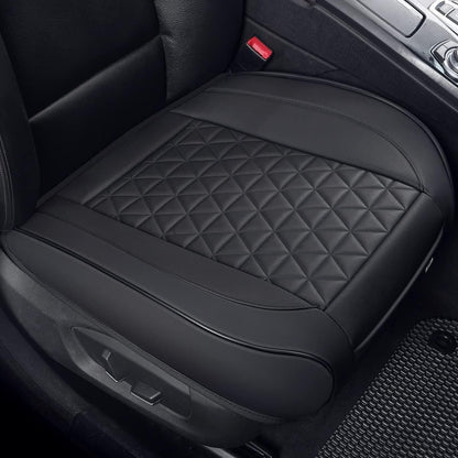 Black Panther PU Car Seat Cover, Front Seat Protector Compatible (1Piece,Black)