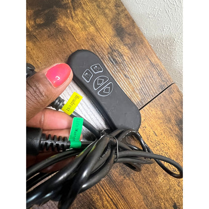 Dusledel HSW304 Hand Controller 4 Button Dual 5 Pin Compatible With Ashley 1090012 Recliner, Replace HSW208JC HC110-2M-1U02 Lift Chair Power Recliner Hand Control W/USB Charging And Backlight.