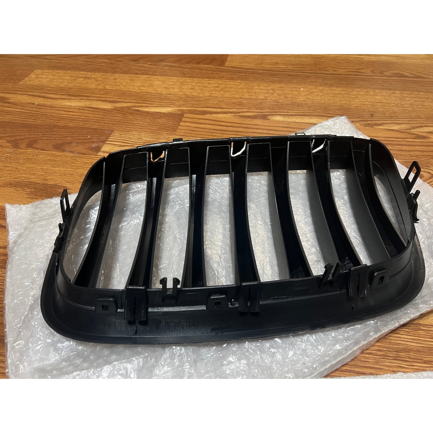 X AUTOHAUX Pair Car Front Grille Matte Black ABS Plastic Hood Kidney-Matte Black