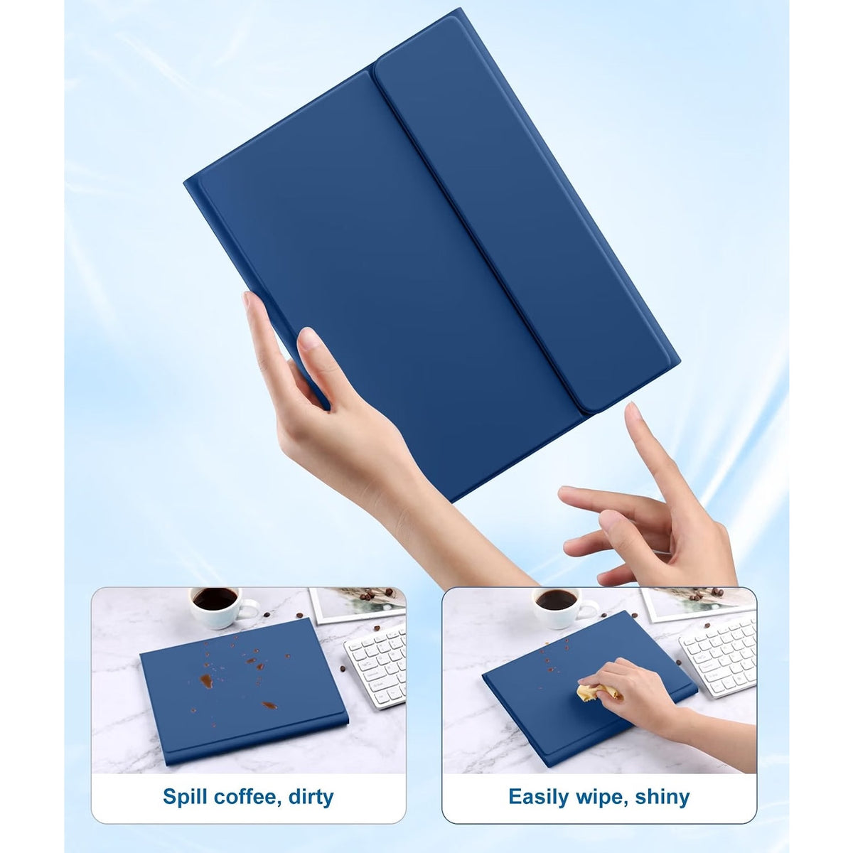 Harvopu Compatible With IPad Air 11 Inch & Air 5th/ Air 4th Gen (Navy Blue)