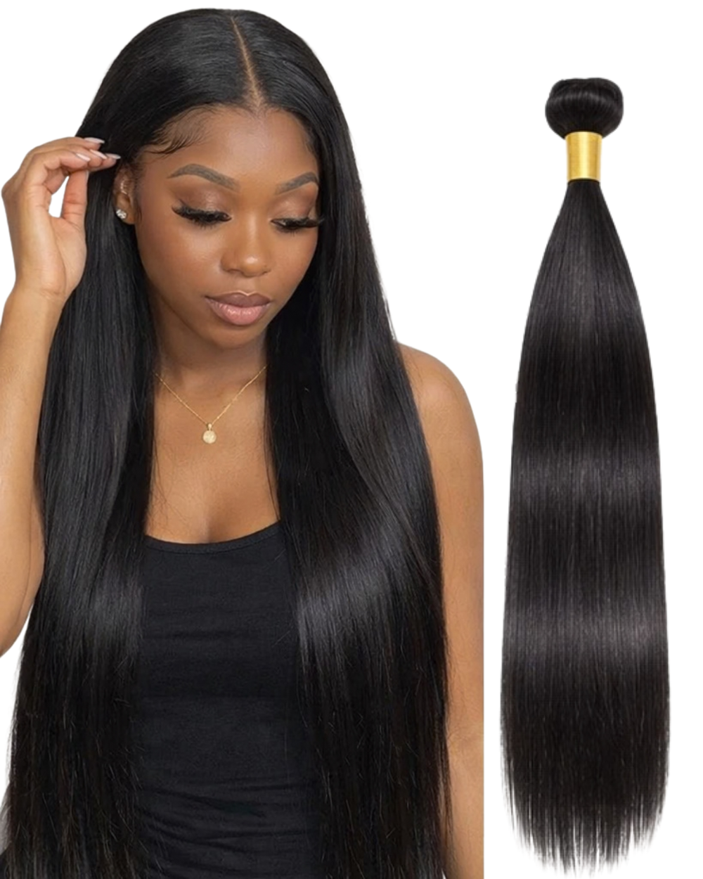 12A Raw Hair Extensions Straight Bundle Hair 16"- 30" Full Ends 1 Bundle per pack