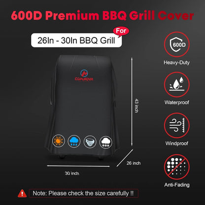 Comnova Grill Cover 30 Inch - 7105 BBQ Cover for Weber (NOT Fit Spirit II E-210)