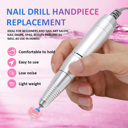 Nail Drill Handpiece Replacement,Nail Art Drill Handpiece Nail Drills Handle