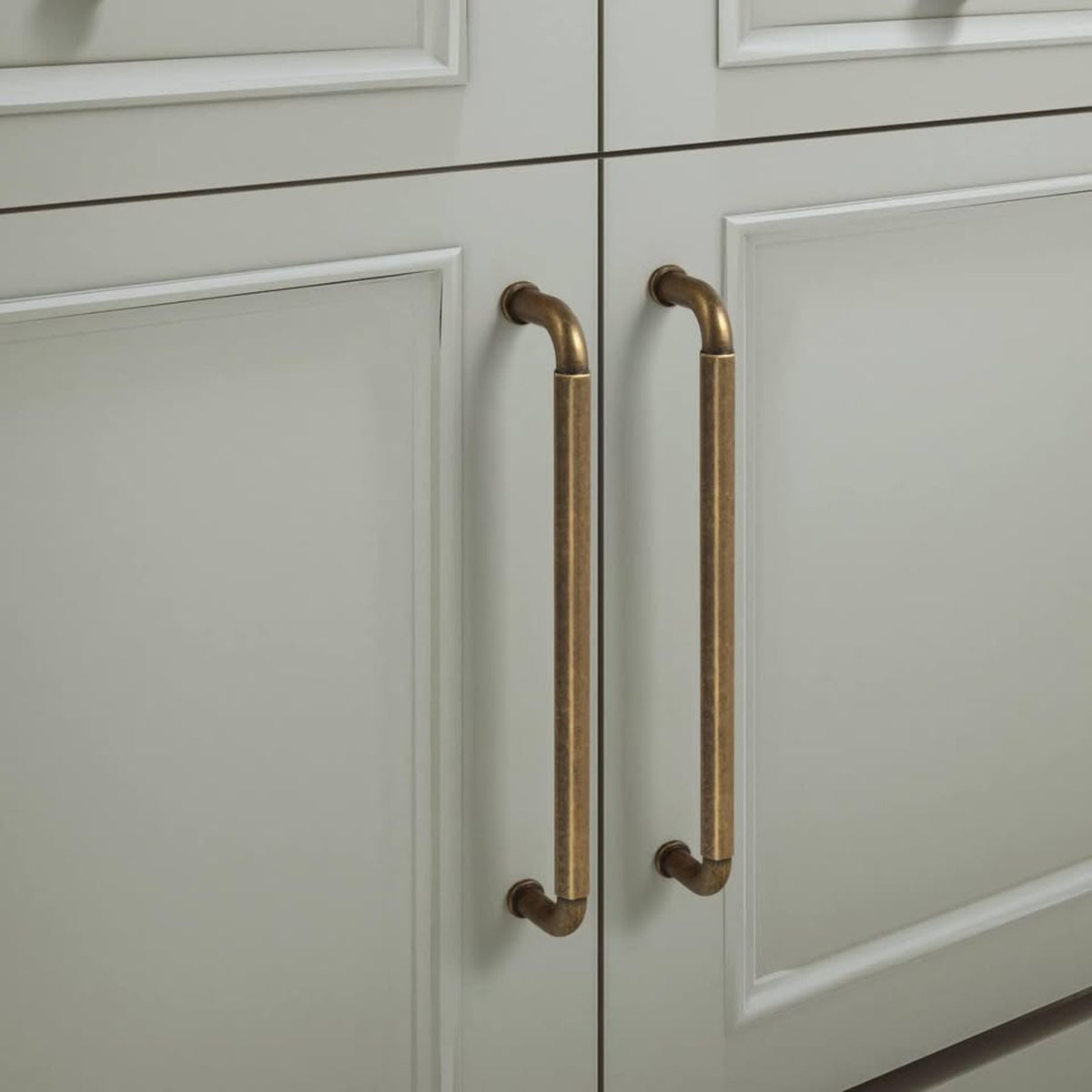 Goo-Ki 6 Pack 3-3/4 Inch 96mm Hole Center Cabinet Pulls Antique Brass Zinc Alloy