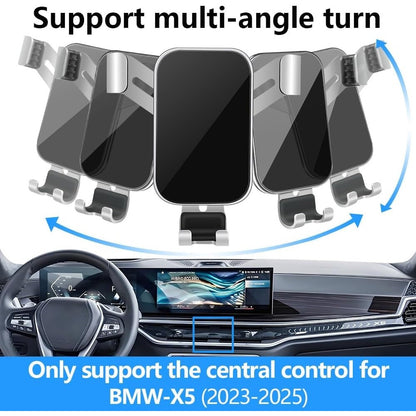 LUNQIN Car Phone Holder For BMW X5 X5M 2024 2025 2026 And X6 X6M 2024-2026
