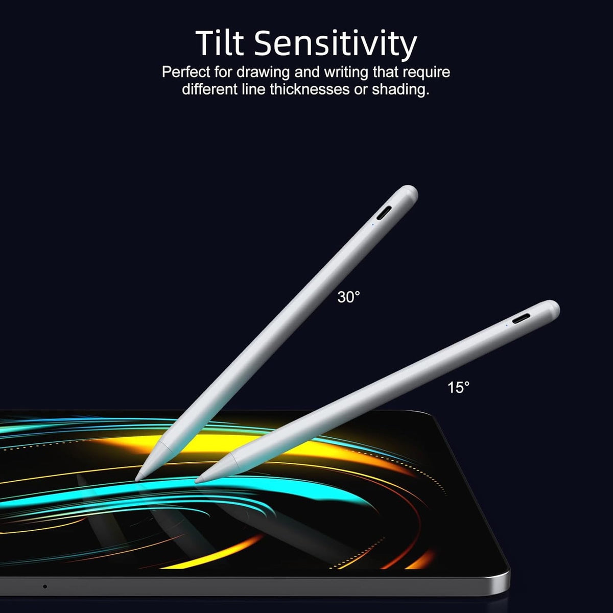 Stylus Pen For IPad 6th-11th Generation-2X Fast Charge Active Pencil Compatible With 2018-2025 Apple IPad Pro 11"/12.9"/M4, IPad Air 3/4/5/M2/M3,IPad Mini 5/6 Gen-White (Copy) (Copy) (Copy)