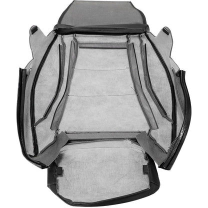 ATUOTPO Mercedes Benz C-Driver Side Bottom Black Leather Seat Cover-1 pc Black