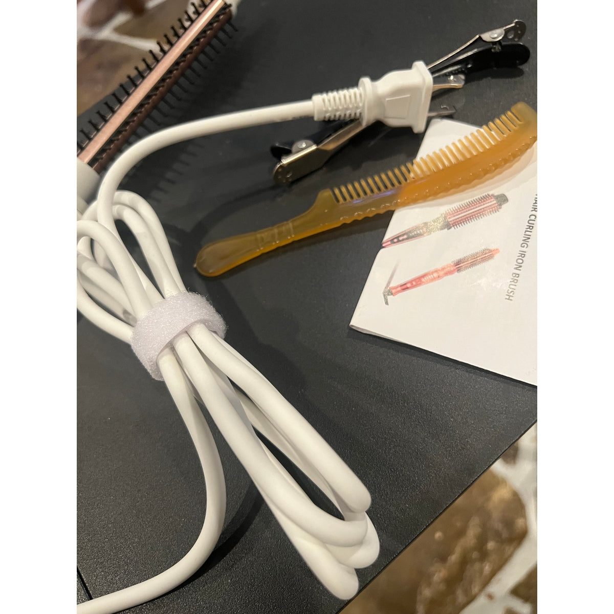 DENVEK 1/2 Inch Ceramic Tourmaline Curling Wand-(White, 0.5 inch).