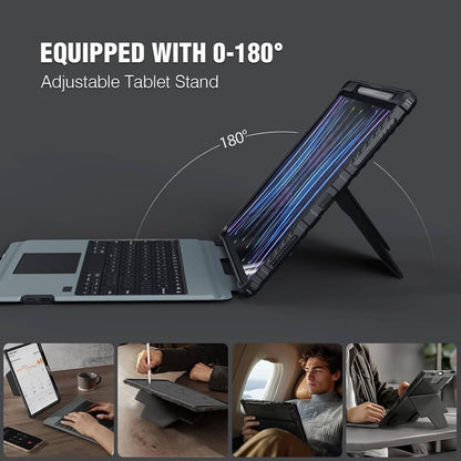 Nillkin IPad Air 13 Inch Case Keyboard (M3,2025/M2,2024), Slide Camera Cover