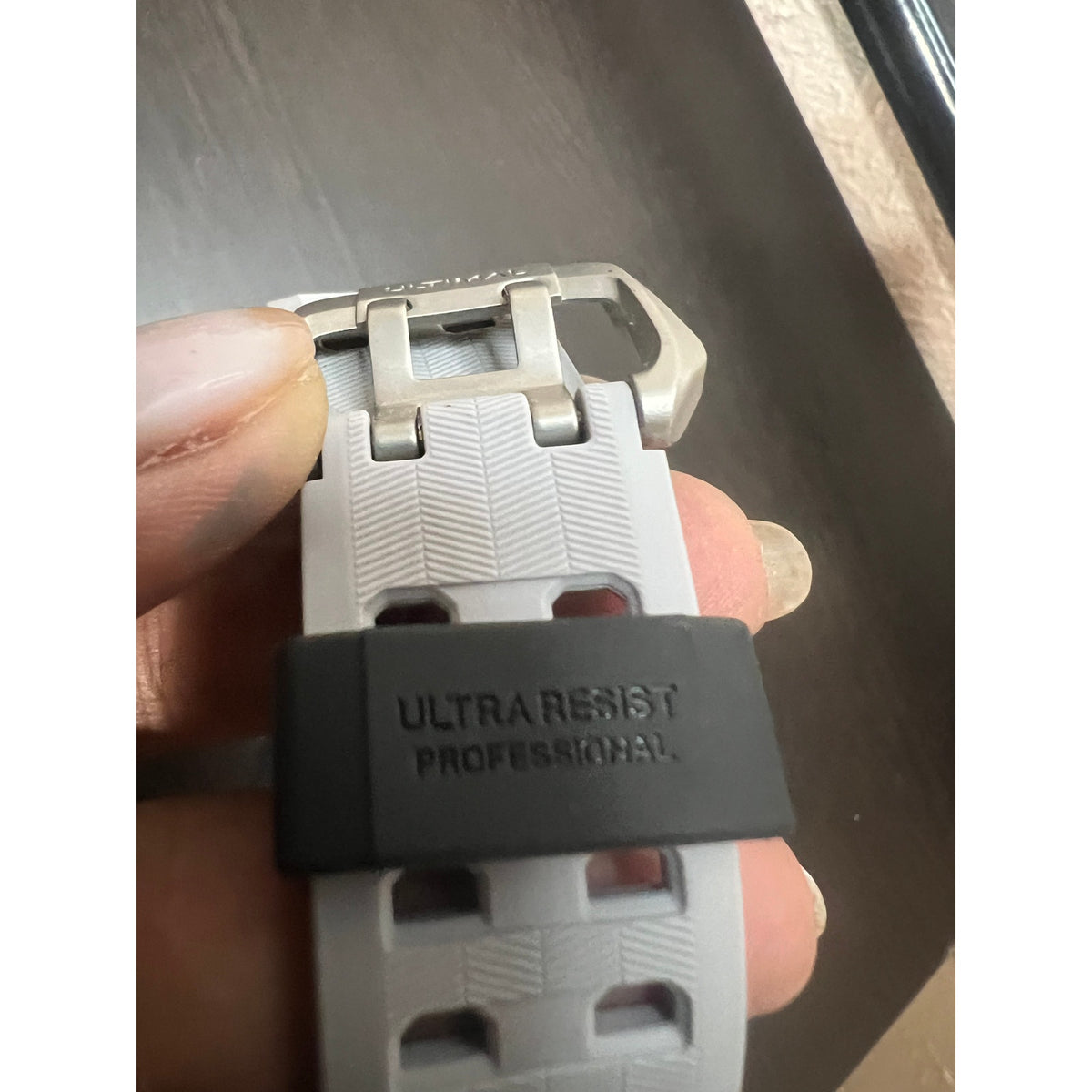 ULTIMAL Rugged Case with Band for Apple Watch Ultra 4/3/2/1, 49mm Gray