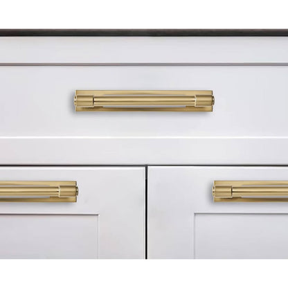 Khtumeware 5 Pack 5 Inch (128 Mm) Center To Center Champagne Bronze Cabinet Pull