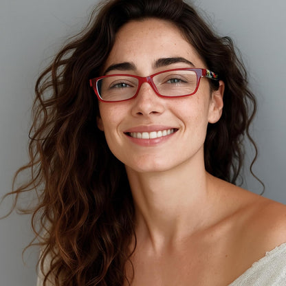 Gaoye 1.75 Reading Glasses For Women, 6 Pack Fashion Readers For Women Spring