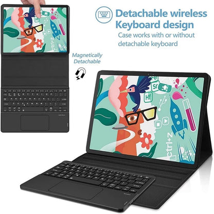 TouchPad Keyboard Case for Galaxy Tab S5e 2019 SM, Black-(Keyboard not working)