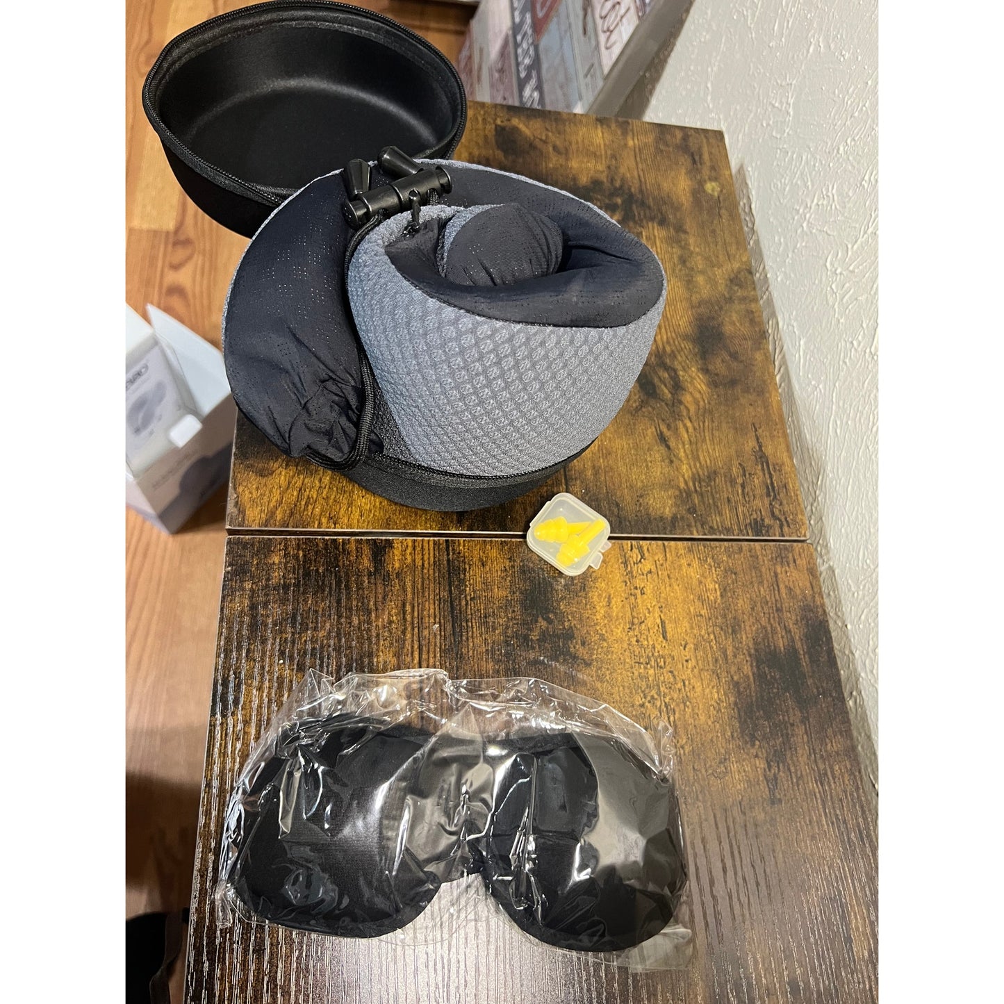 Jiaao Neck Travel Pillow Memory Foam 360° Neck Support Pillows For Airplane
