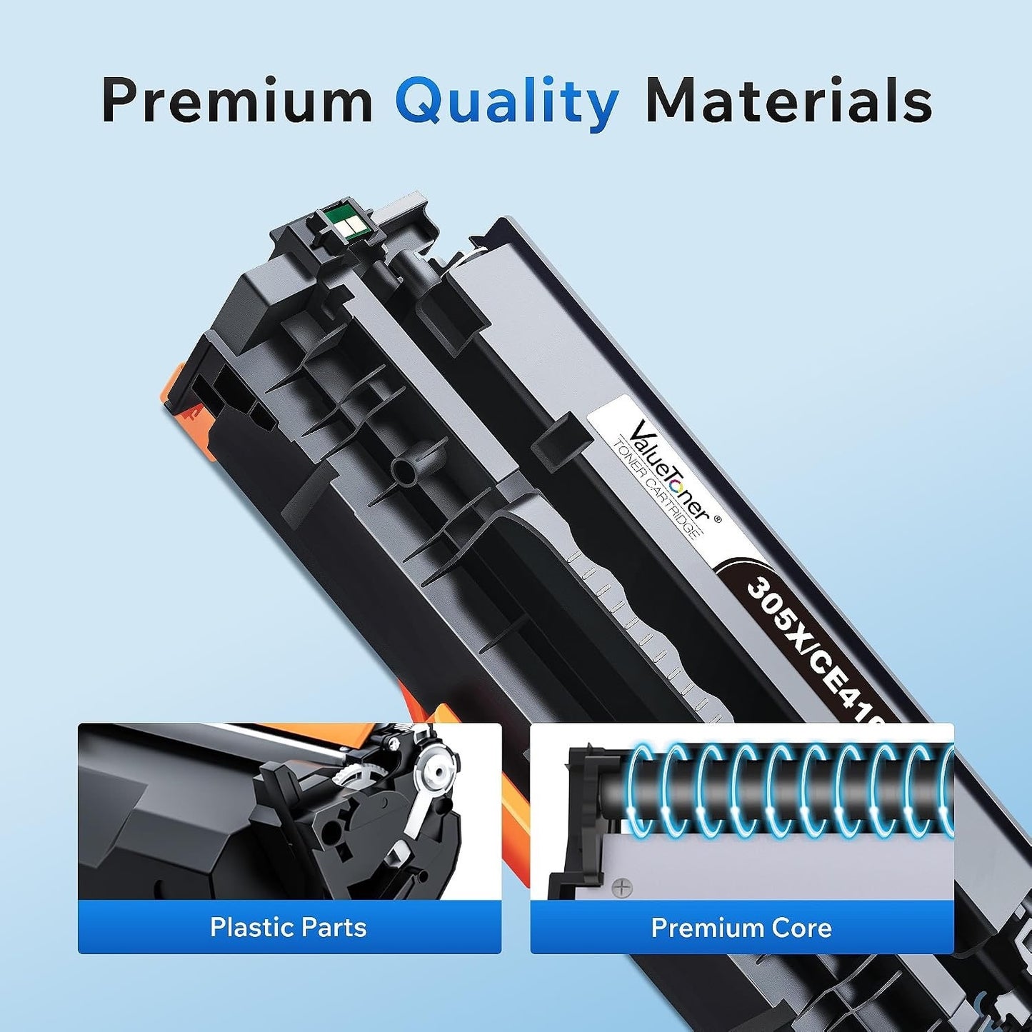 Valuetoner Remanufactured Toner Cartridge Replacement For HP 305A 305X CE410A CE410X CE411A CE412A CE413A For LaserJet Pro 400 M451dn M451nw M475dn M475dw M451dw M375nw (3-Black,Magenta, Yellow)