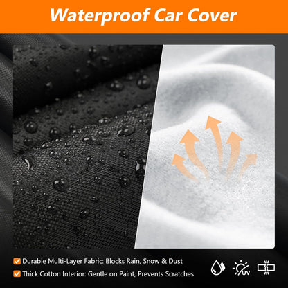 BIGACOVER Car Cover Waterproof For 2003-2009 Nissan 350Z Fairlady Z33