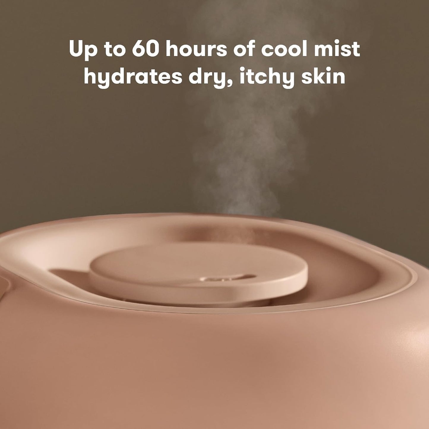 Frida Baby 3-In-1 Cool Mist Humidifier For Large Rooms, Top Fill Humidifie-Peach