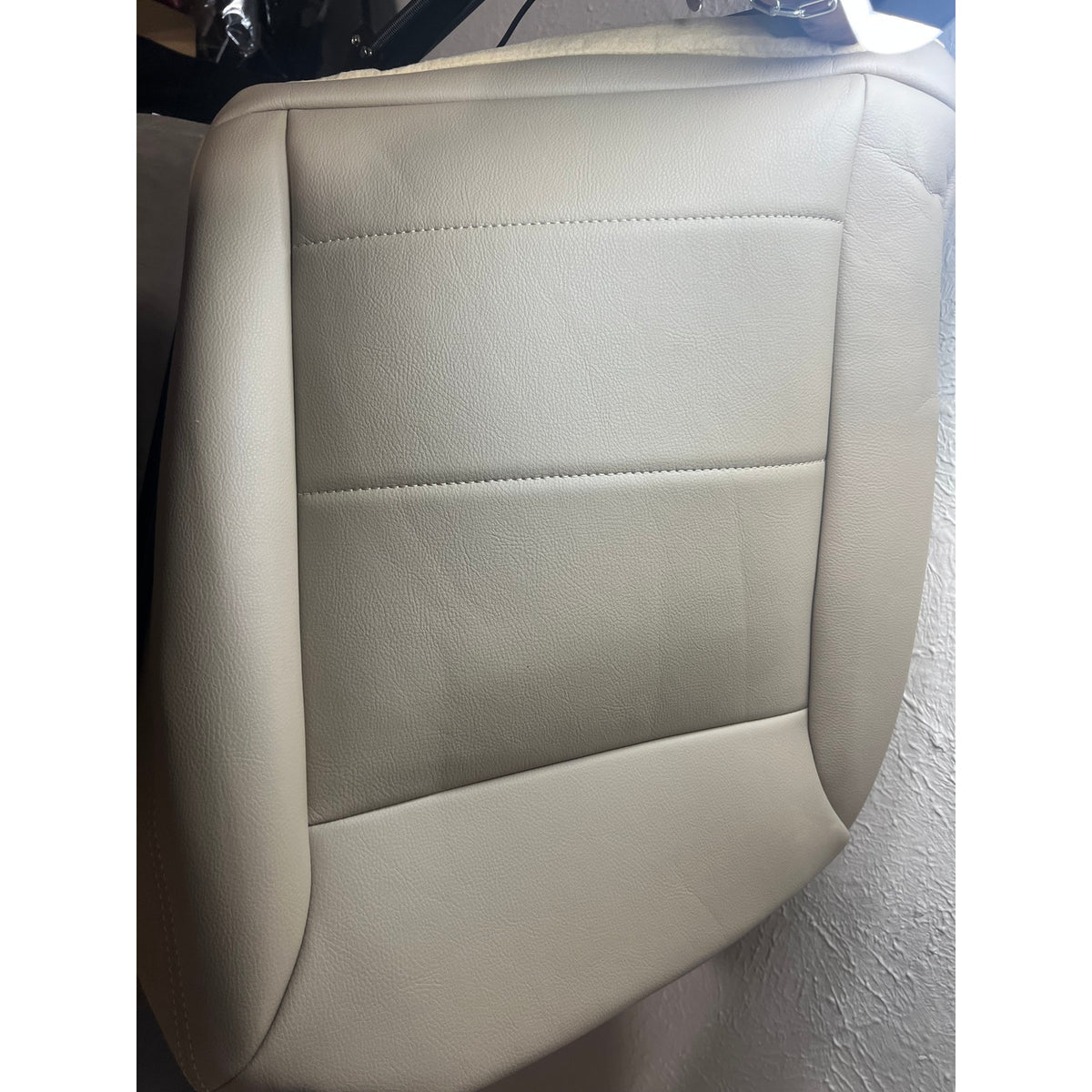 Vigoraze Driver Bottom Leather Replacement Seat Cover Tan Compatible-Tan