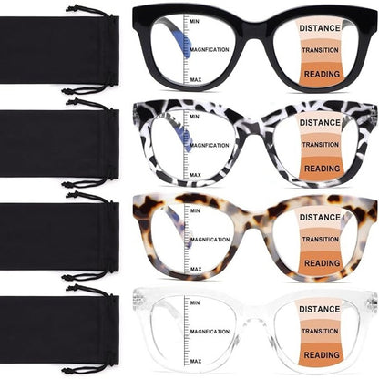 CHOFILORD Progressive Multifocus Reading Glasses (A1 Multicolor, 1.5, Diopters)