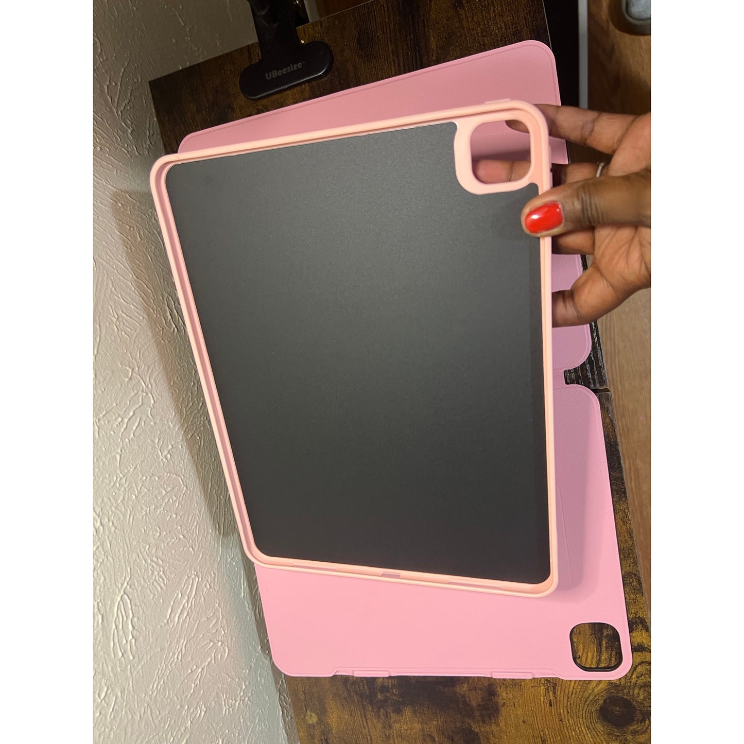 ESR For IPadPro 13 Inch Case (M5/M4) 2025/2024,Rotating Case With Removable-Pink