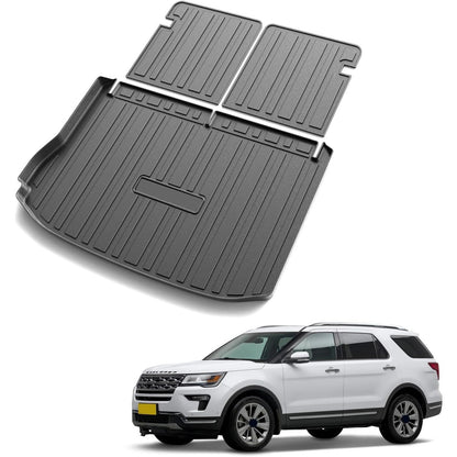 Actkill Cargo Mat & Backrest Mats Fit For 2011-2019 Ford Explorer(Only For Upper