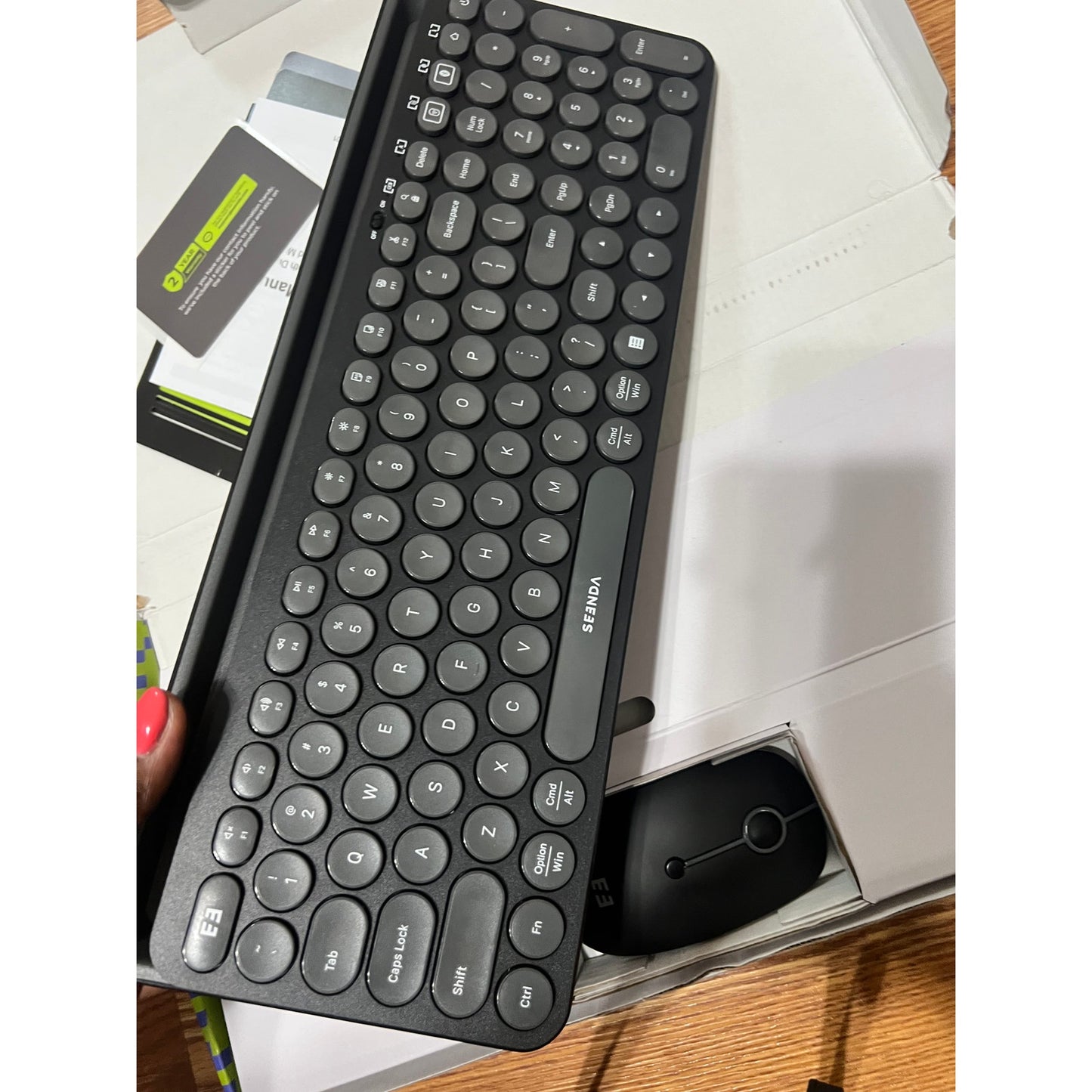 Seenda Bluetooth Keyboard And Mouse For IPad, CTU-301 Wireless Multi-Black