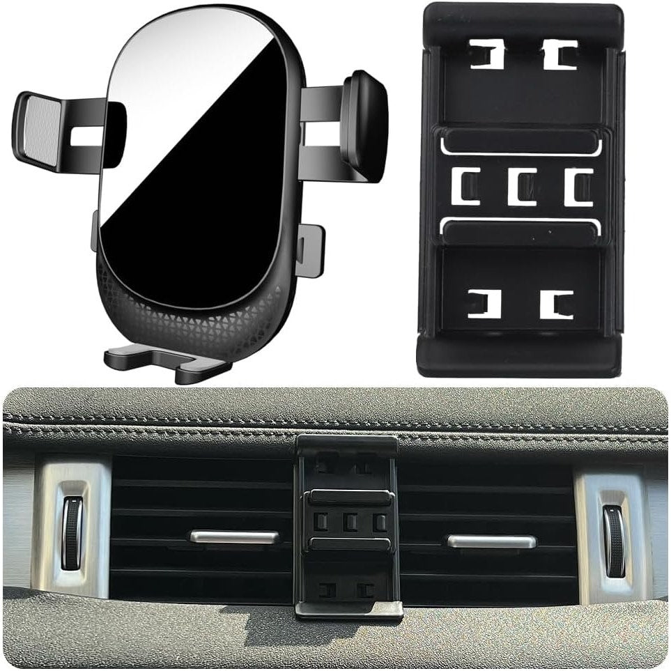 Car Phone Holder For Land Rover Range Rover Evoque Auto Accessories [Only For 2012-2019 Range Rover Evoque] [Auto Lock Hands Free Cell Phone Mount Car Fits For IPhone & All Smartphones]