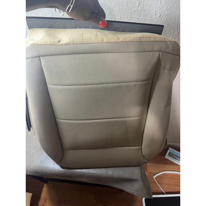Vigoraze Driver Bottom Leather Replacement Seat Cover Tan Compatible-Tan