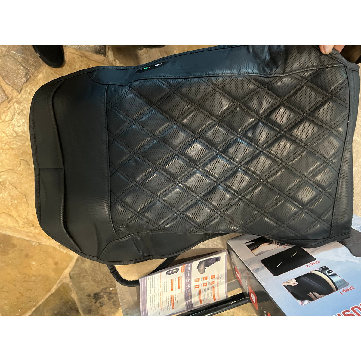 LUSRAIT Universal Seat Cushion, Comfortable Seat Cover With Full BackSupport 1pc