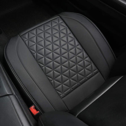 Black Panther PU Car Seat Cover, Front Seat Protector Compatible (1Piece,Black)