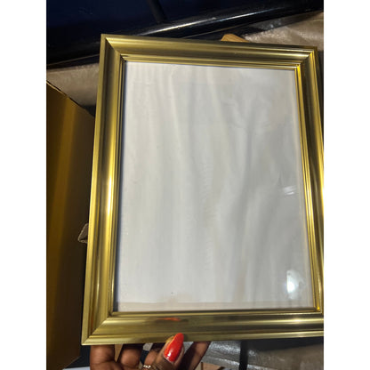 Memory Island 8.5x11 Diploma Document Frames,Real Glass Fronts, 4 Pack GOLD