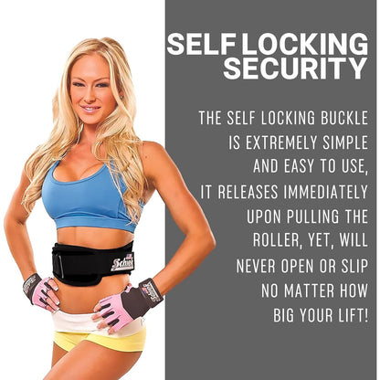 Schiek Sports 2004 Lifting Belt -Weight Lifting Belt For Women&Men -Medium-Black