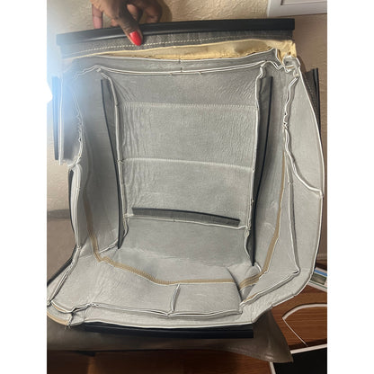 Vigoraze Driver Bottom Leather Replacement Seat Cover Tan Compatible-Tan