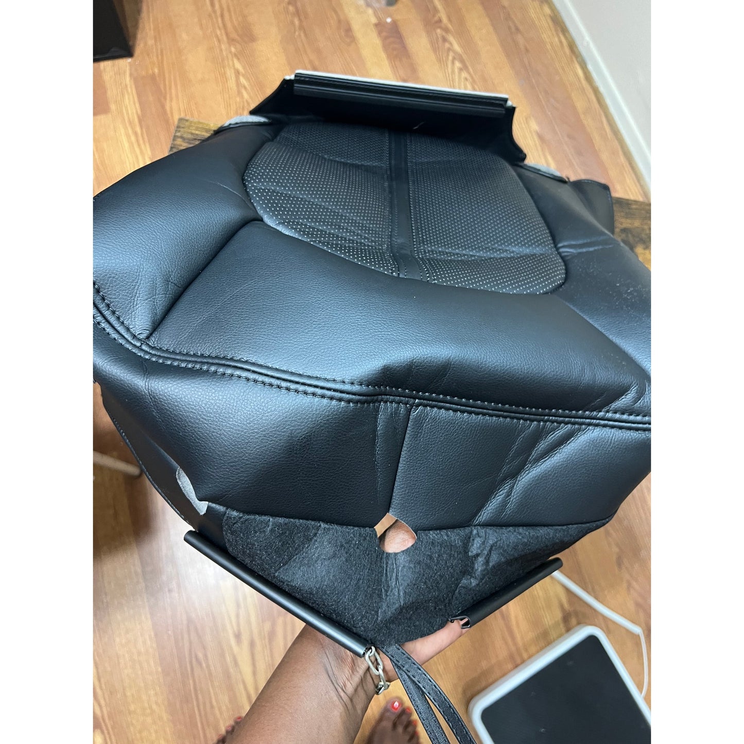 GXARTS Front Driver Side Bottom Cadillac CTS Replacement Perforated LeatherSeat