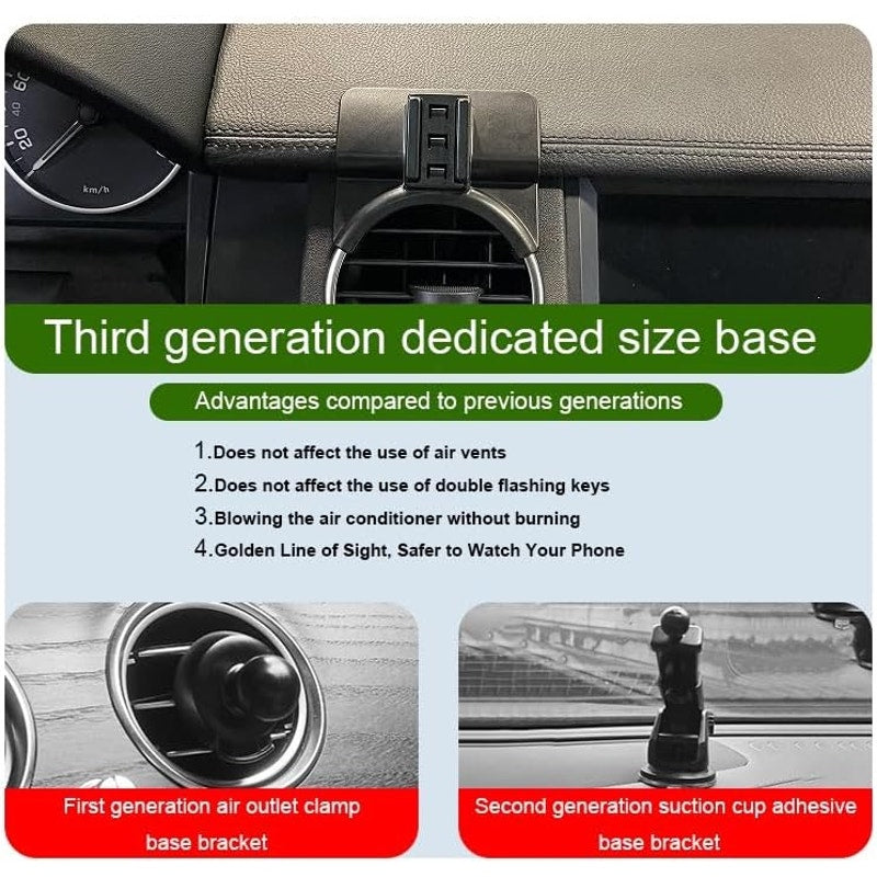 Car Phone Holder For Land Rover LR4/Discovery 4 Auto Accessories Only For2010-16