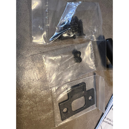 QCAA Solid Brass Storm Door Latch, Oil Rubbed Bronze US10B-1 Pack Black