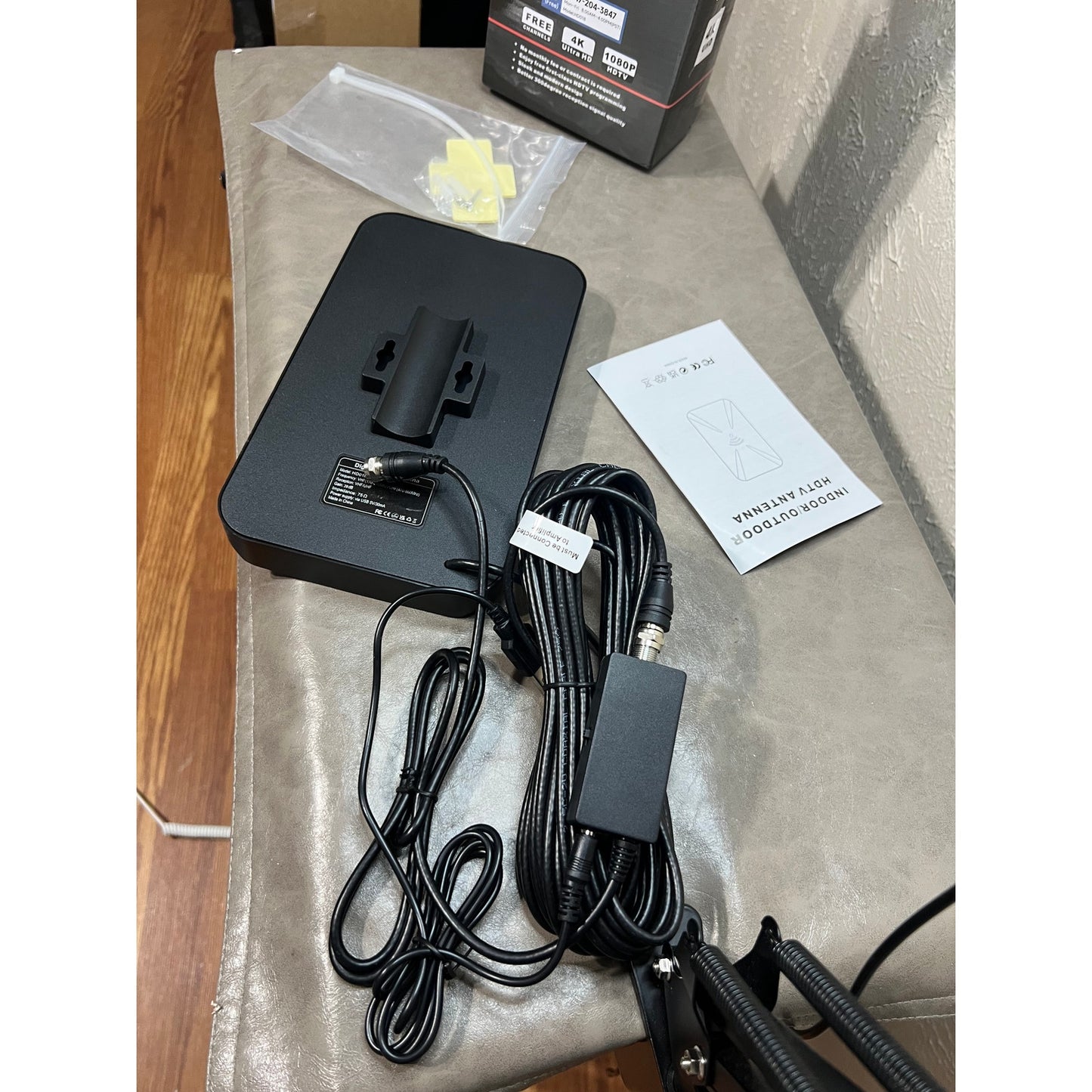 2026 Indoor TV Antenna, Long Range TV Antenna For Smart TV -38FT Coax Cable