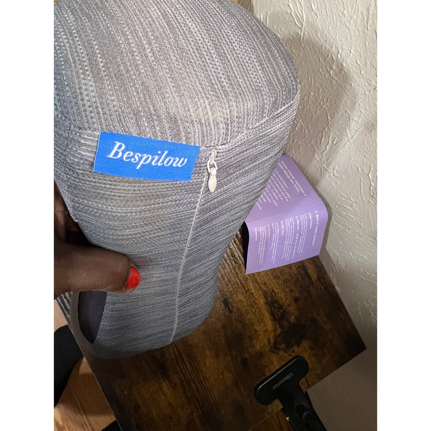 Bespilow Small Neck Roll Pillow,Say Goodbye To Neck Pain, Cervical Memory Foam