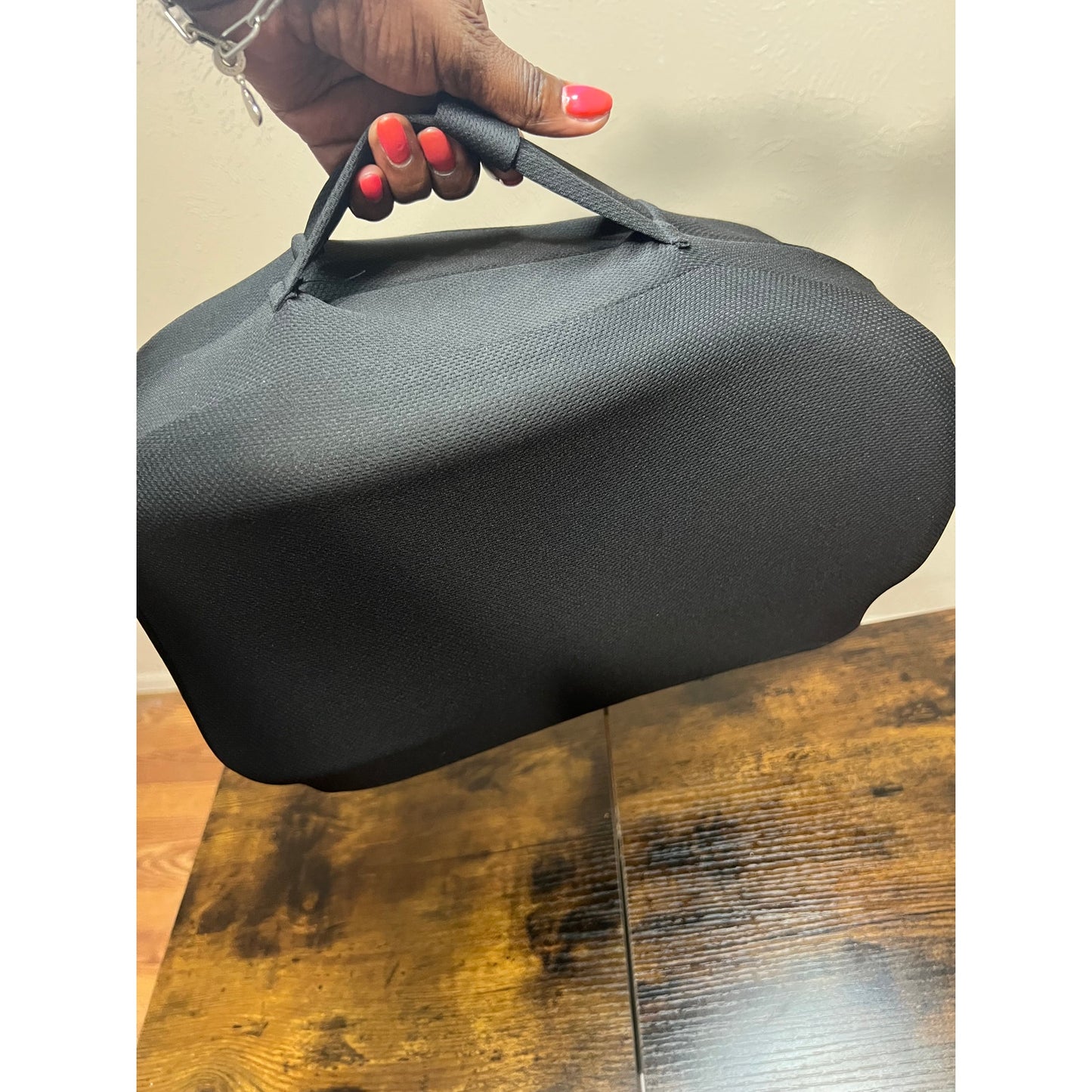 A-Pce Foldable Travel Seat Cushion-With Built-In Handles?Memory Foam Cushions For Relief Of Lower Back, Sciatic, Butt And Tailbone Pain-For Home & Office Use, Perfect For Travel Or Driving-Black