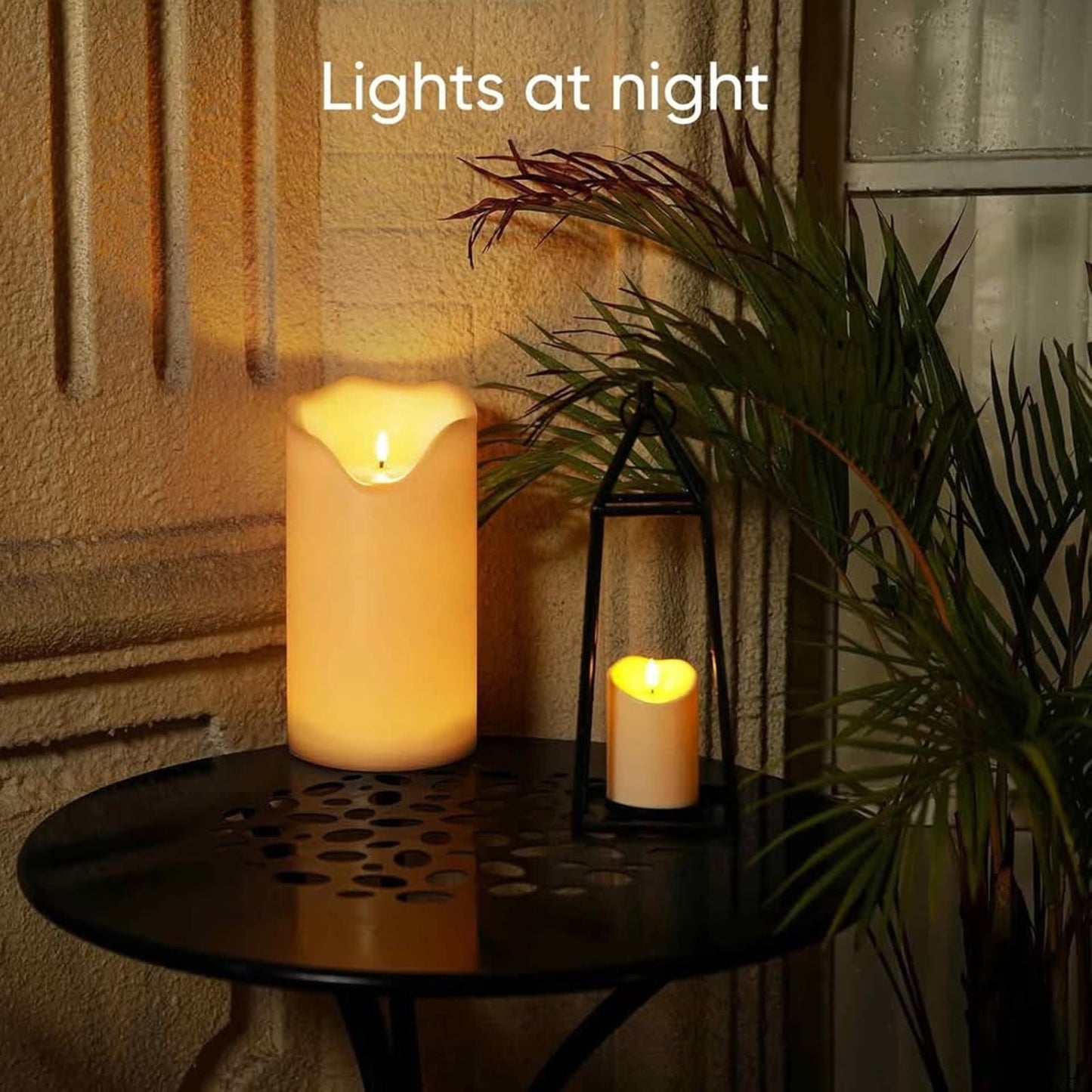 Homemory 6.3" X 12" Extra Large Outdoor Waterproof Candle With Auto 6-Hour