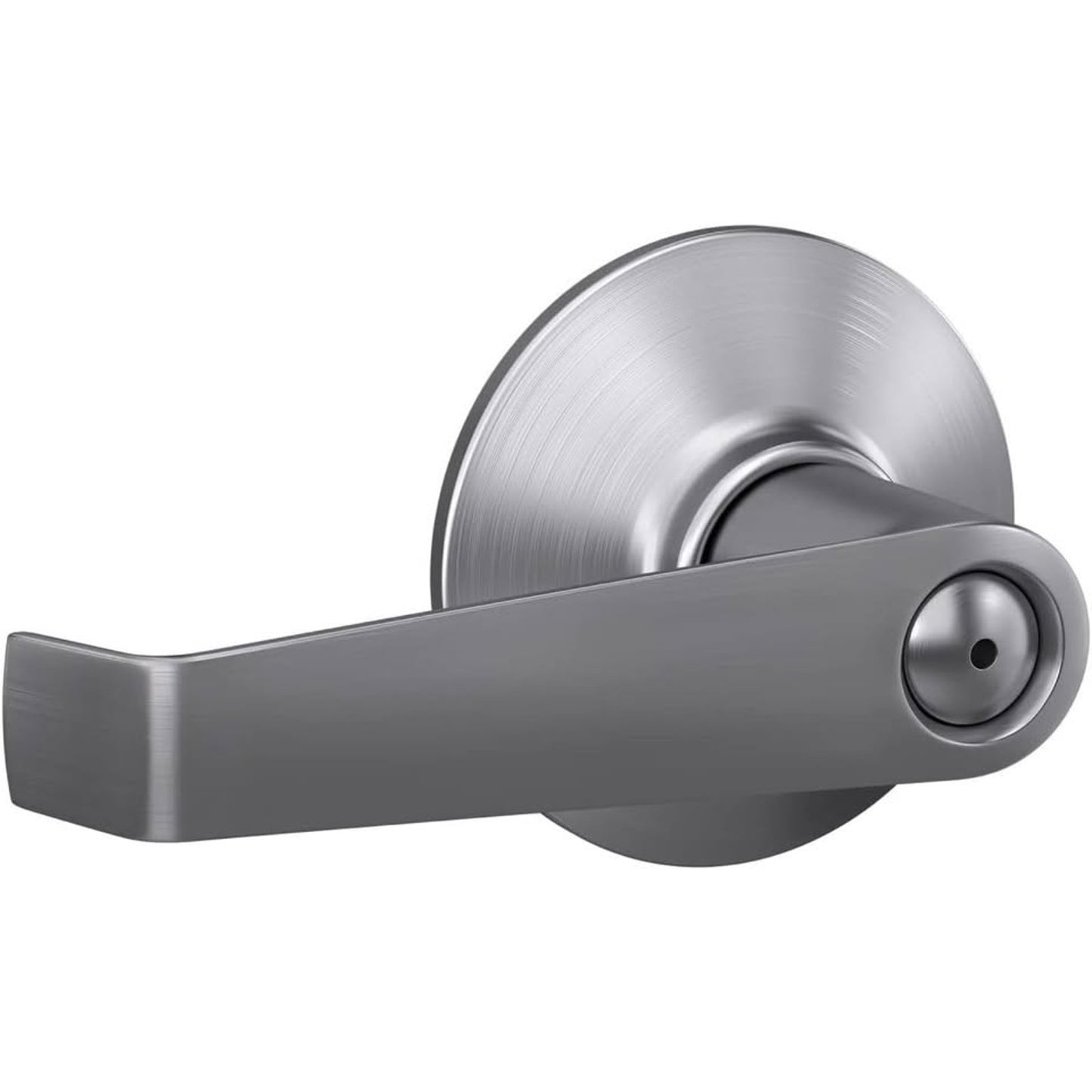 Schlage F40 ELA 626 Elan Door Lever, Bed & Bath Privacy Lock, Satin Chrome