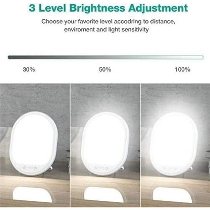 Light Therapy Lamp, UV-Free 10000 Lux Therapy Light Daylight Lamp Touch Control