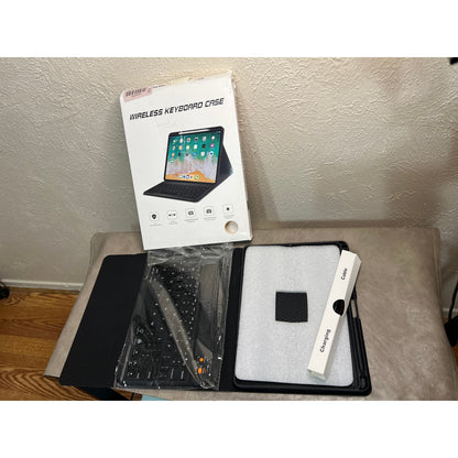BLUTLOTUS Keyboard Case For IPad 5th/6th Generation 2017/2018, 9.7 Inch(Black)