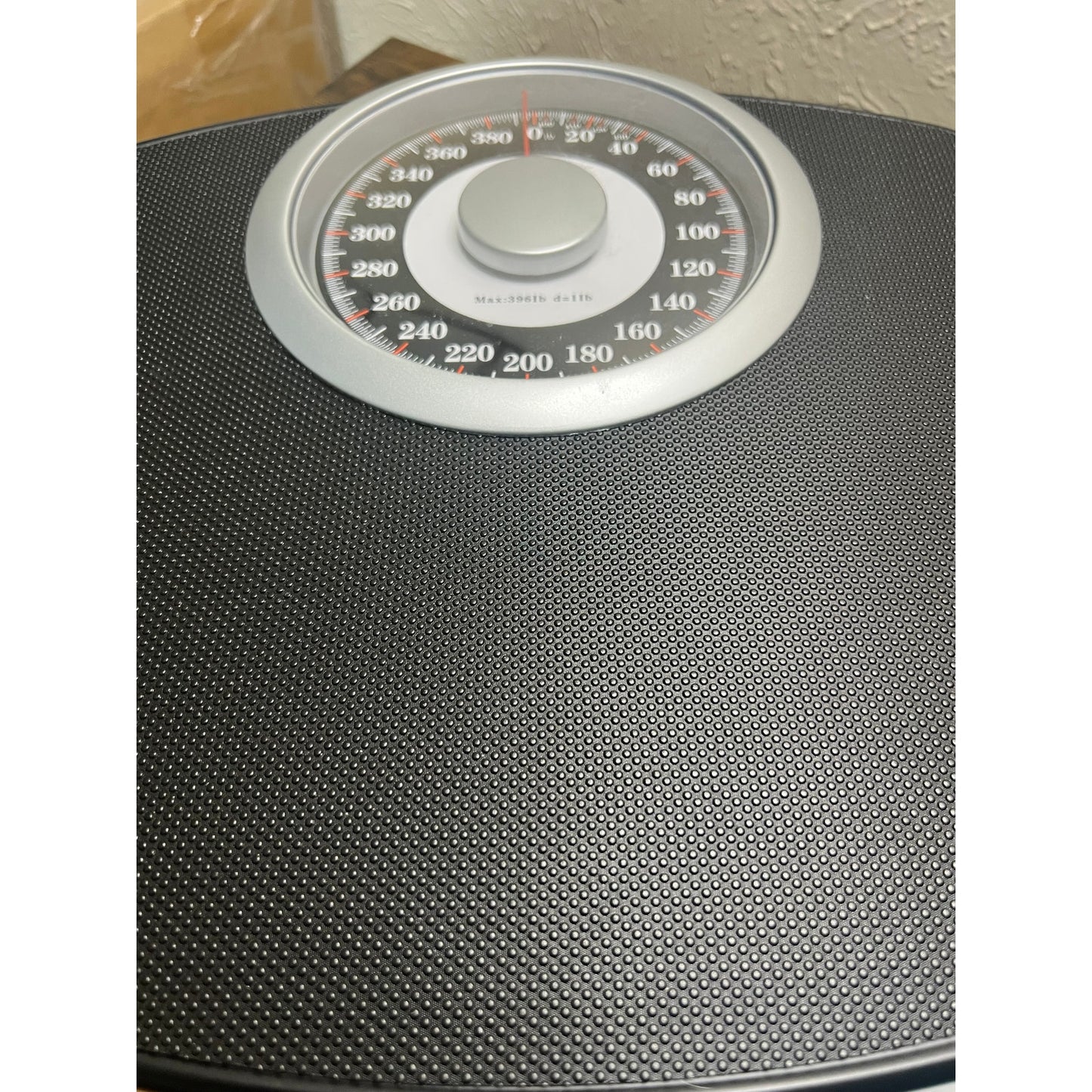 Adamson A25 Scales For Body Weight - Up To 400 LB - New - 5.3" Dial On 12.4" X 10.2" Platform - Anti-Skid Rubber Surface - High Precision Bathroom Scale Analog - Durable With 20-Year Assurance - Black.
