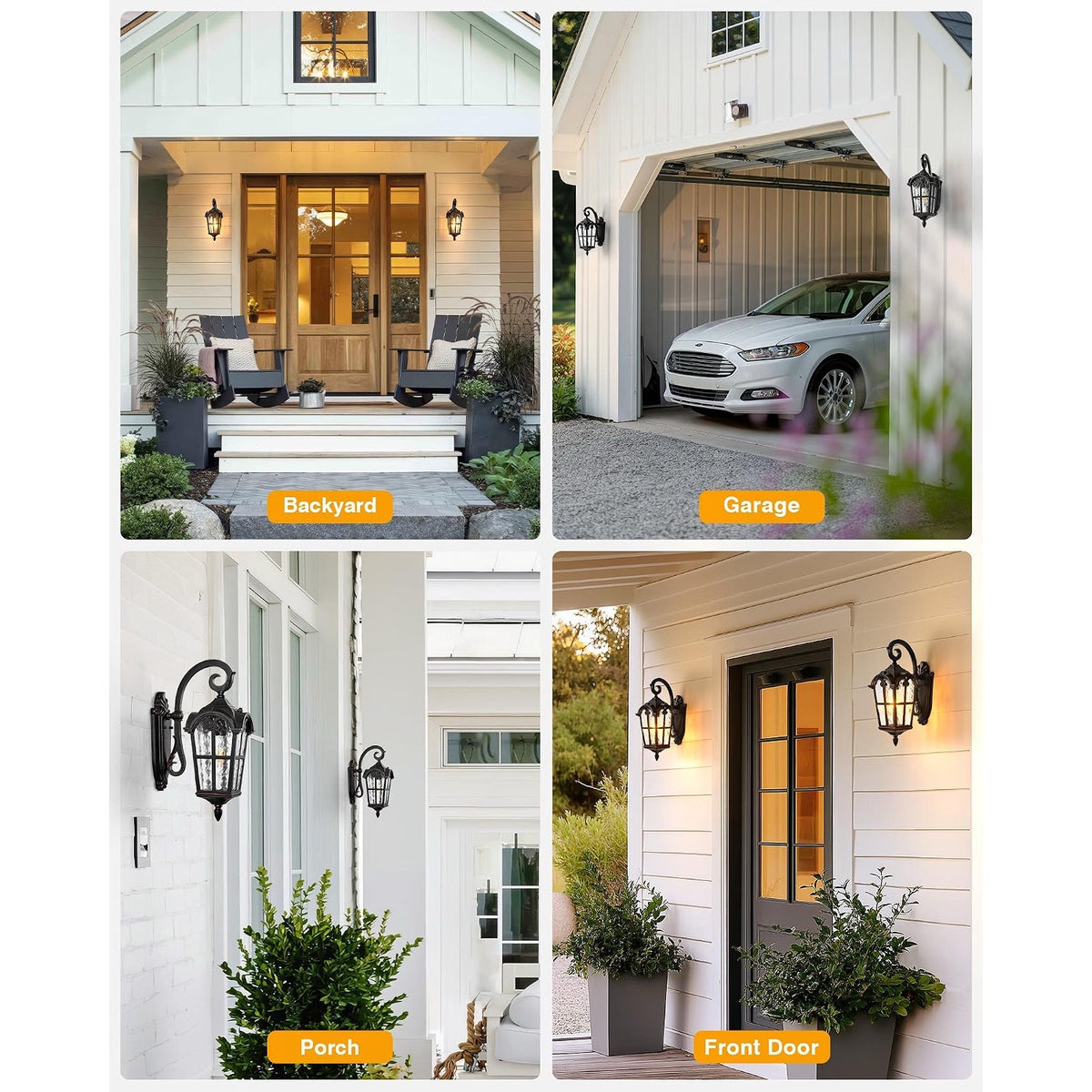 VIANIS Exterior Lighting Fixtures, Large Size Oil Rubbed Bronze Outdoor Wall