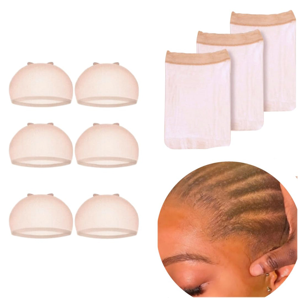 HD Wig Caps Ultra Thin Invisible Lace Front Wig Caps Nylon Stocking Caps Sheer Nude