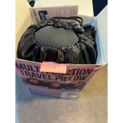 ComfyNap® Versatile Travel Neck Pillow For Airplane [Patented], 9 Positions In 3 Techniques, Plane Pillow With Pure Memory Foam, Travel Pillow With HeadRest Flight Sleep, Travel Essential - Mercury.
